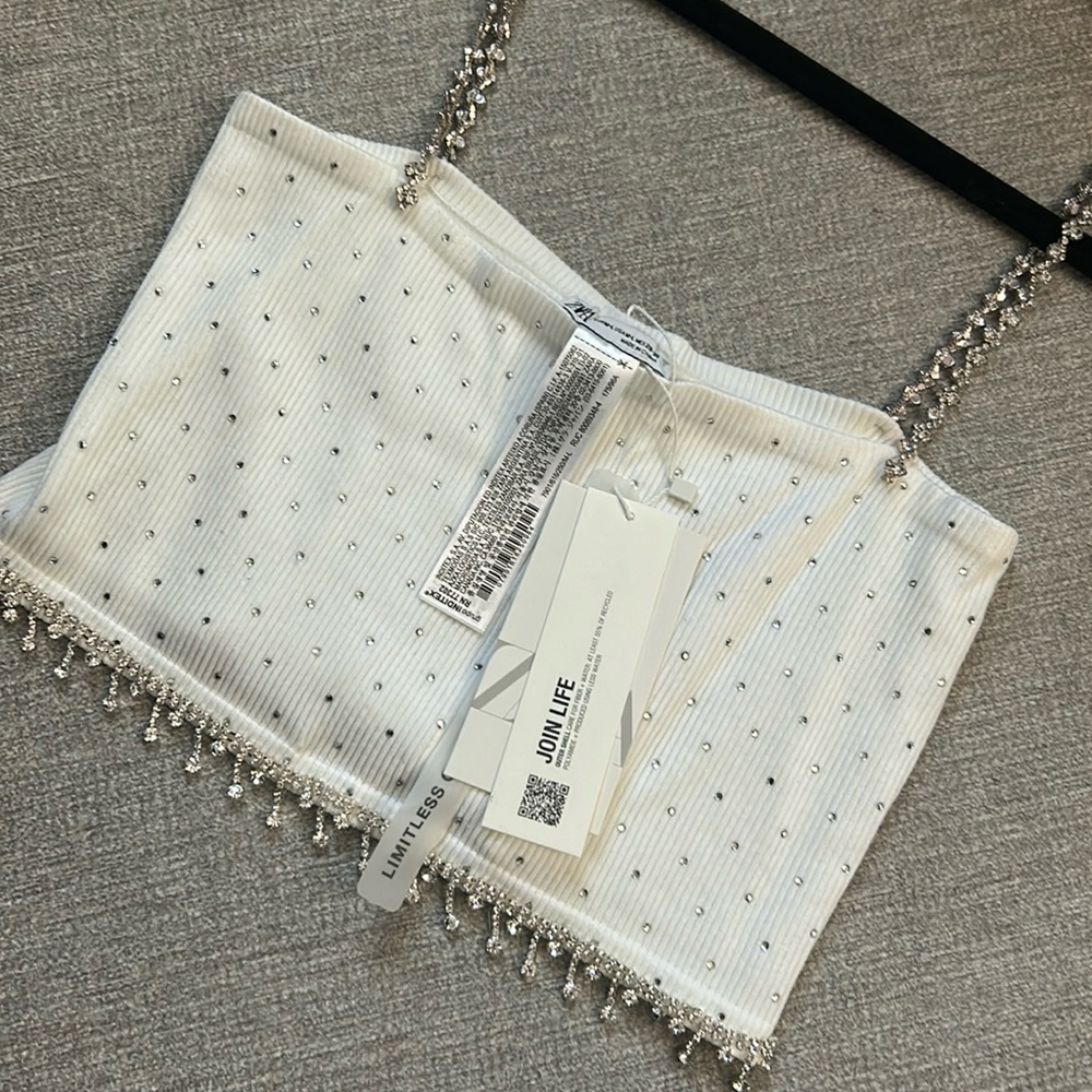 Zara bling top